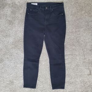 GAP High Rise True Skinny Ankle Jeans | Black 8P 29